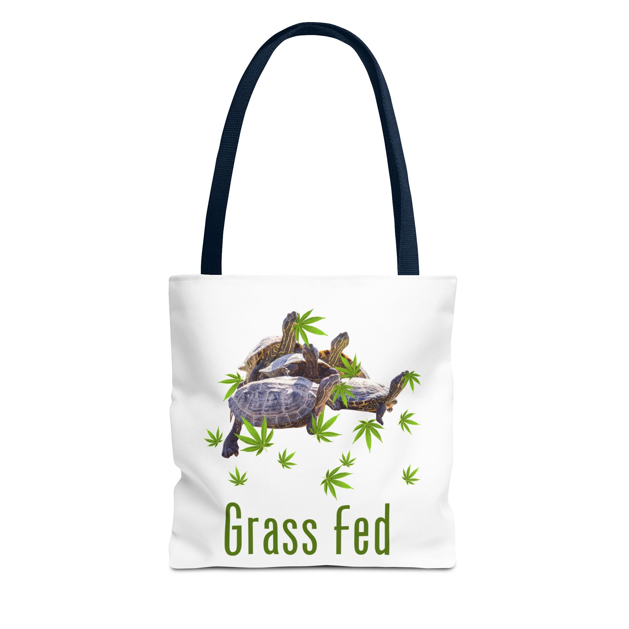 Eco-Friendly Turtle Tote Bag, Grass Fed Design, Reusable Shopping Bag, Animal Lover Gift, Beach Tote, Sustainable Fashion