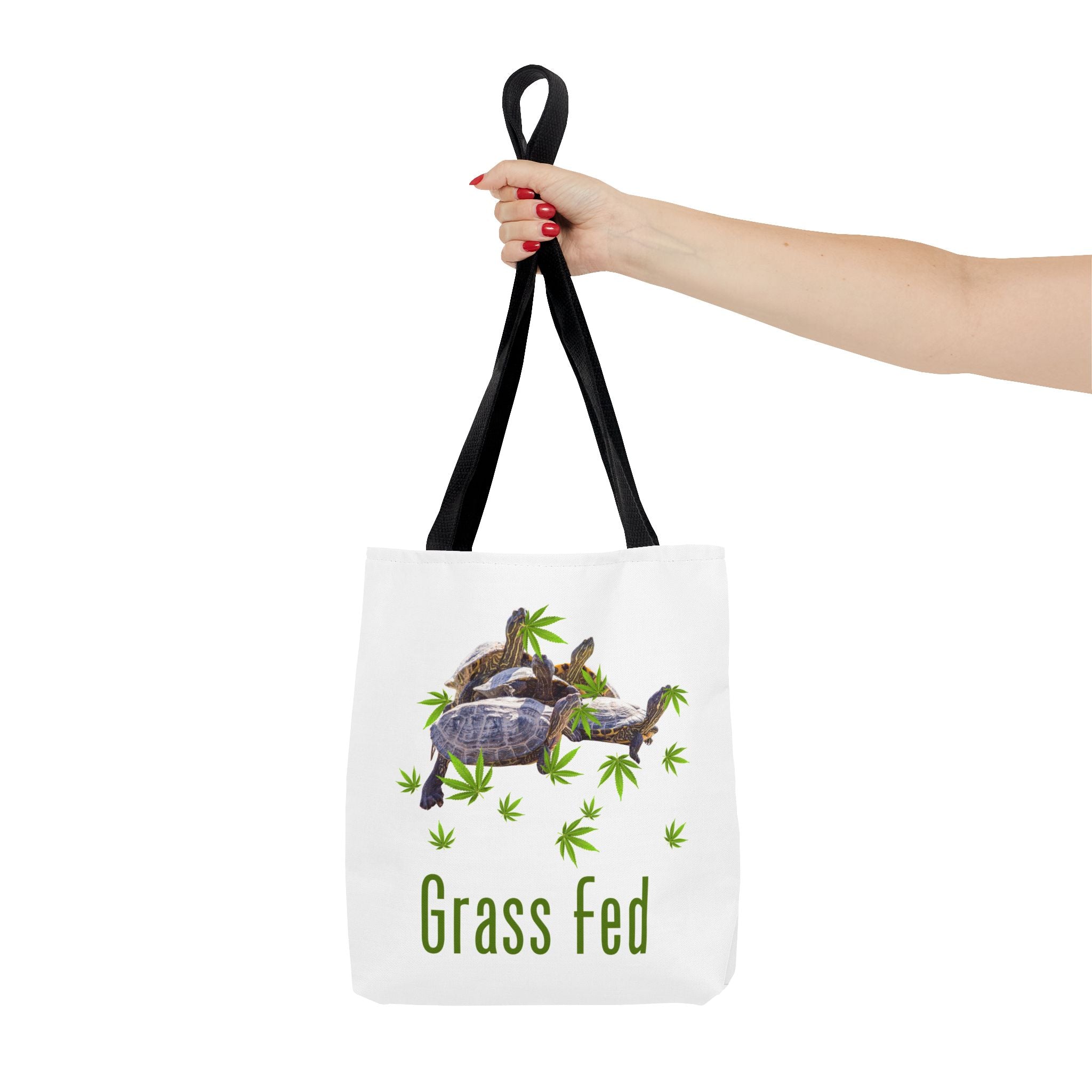 Eco-Friendly Turtle Tote Bag, Grass Fed Design, Reusable Shopping Bag, Animal Lover Gift, Beach Tote, Sustainable Fashion