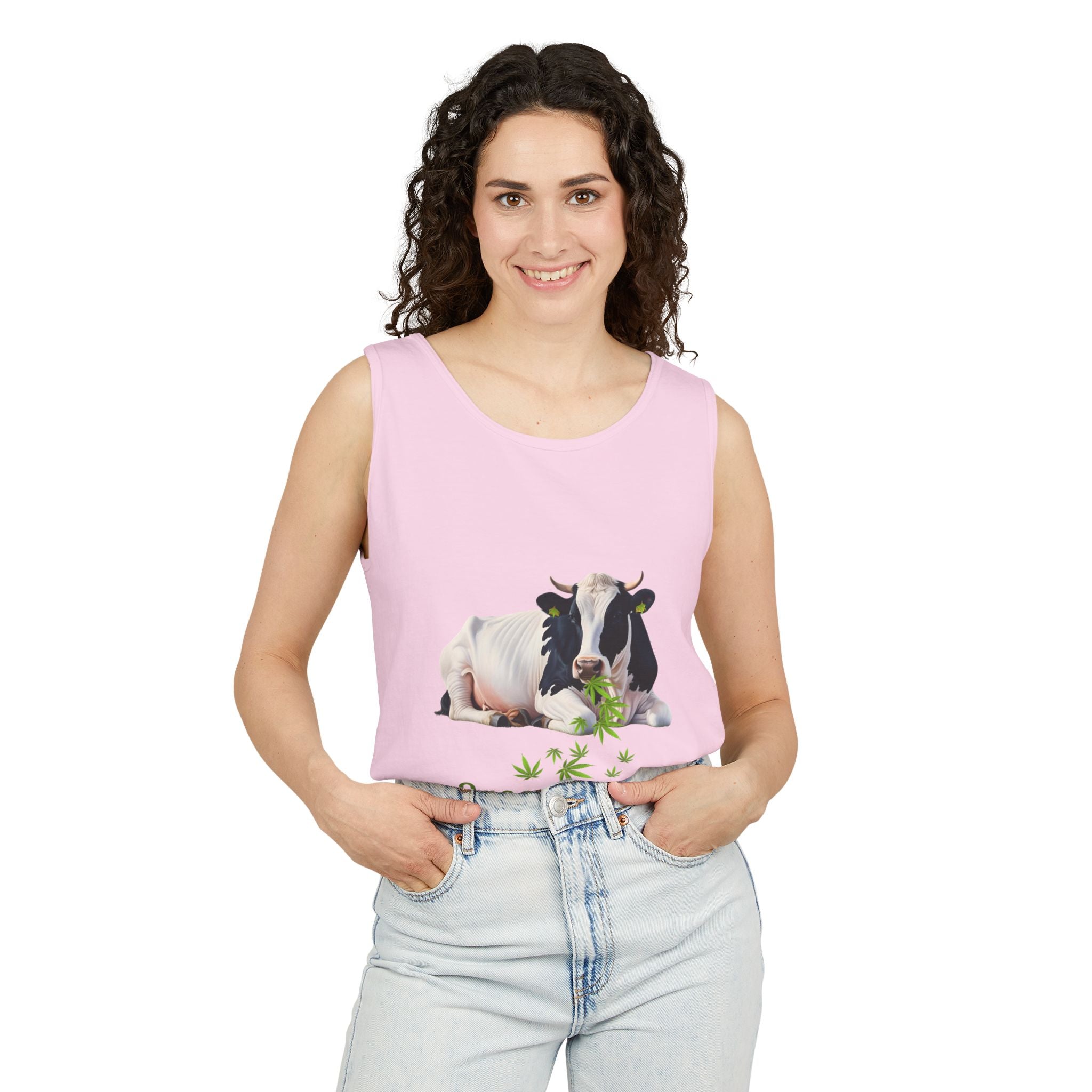 Grass Fed Unisex Tank Top | Farmhouse Style Apparel, Eco-Friendly Summer Wear, Gift for Farmers, Casual Graphic Tees, Vegan Lifestyle