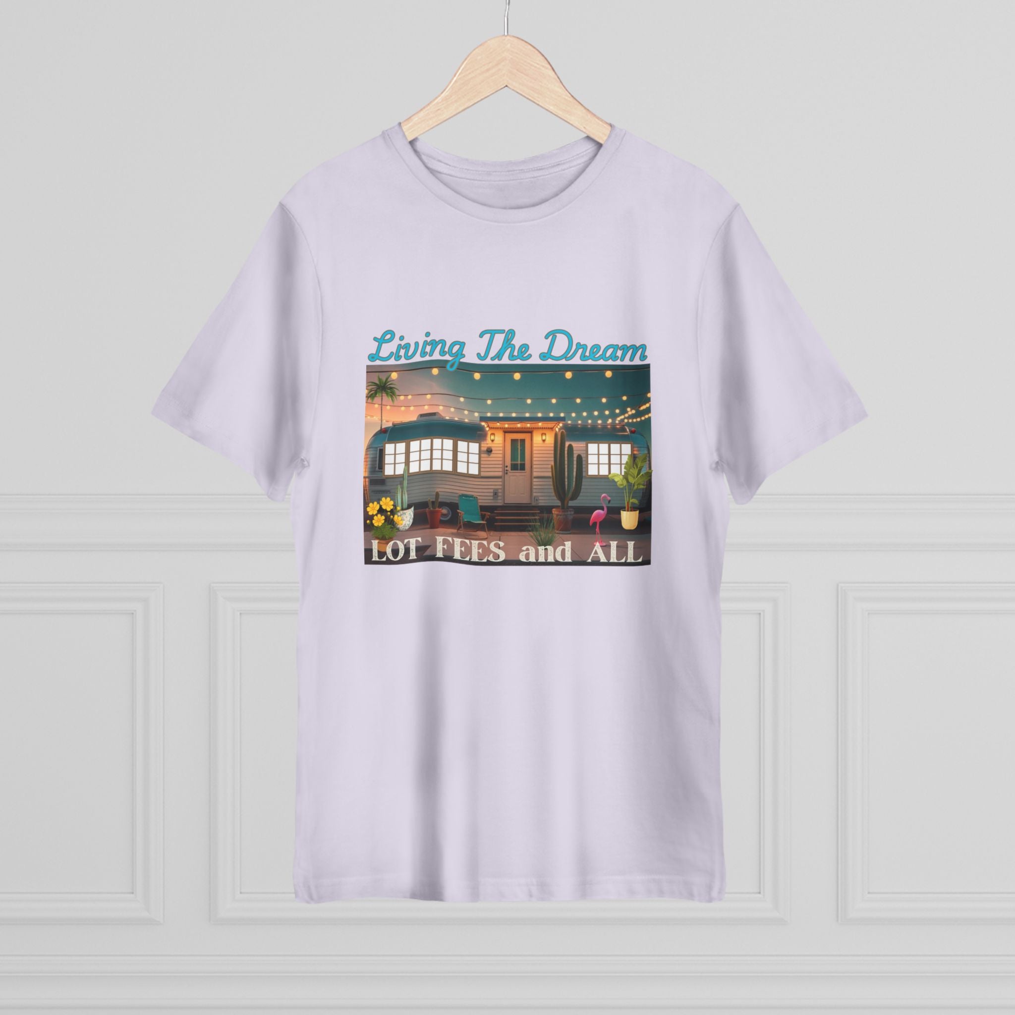 Living the Dream Unisex Deluxe T-shirt, Perfect for Adventure Lovers, Casual Wear, Gifts for Travelers, Summer Vibes, Inspirational Apparel