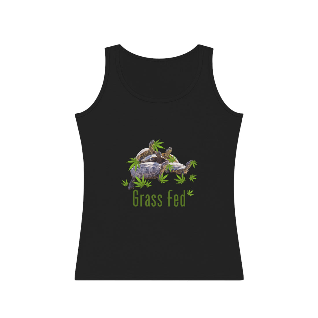 Turtle Grass Fed Women's Tank Top | Eco-Friendly Apparel, Casual Wear, Gift for Nature Lovers, Summer Essentials, Farm-Inspired Fashion