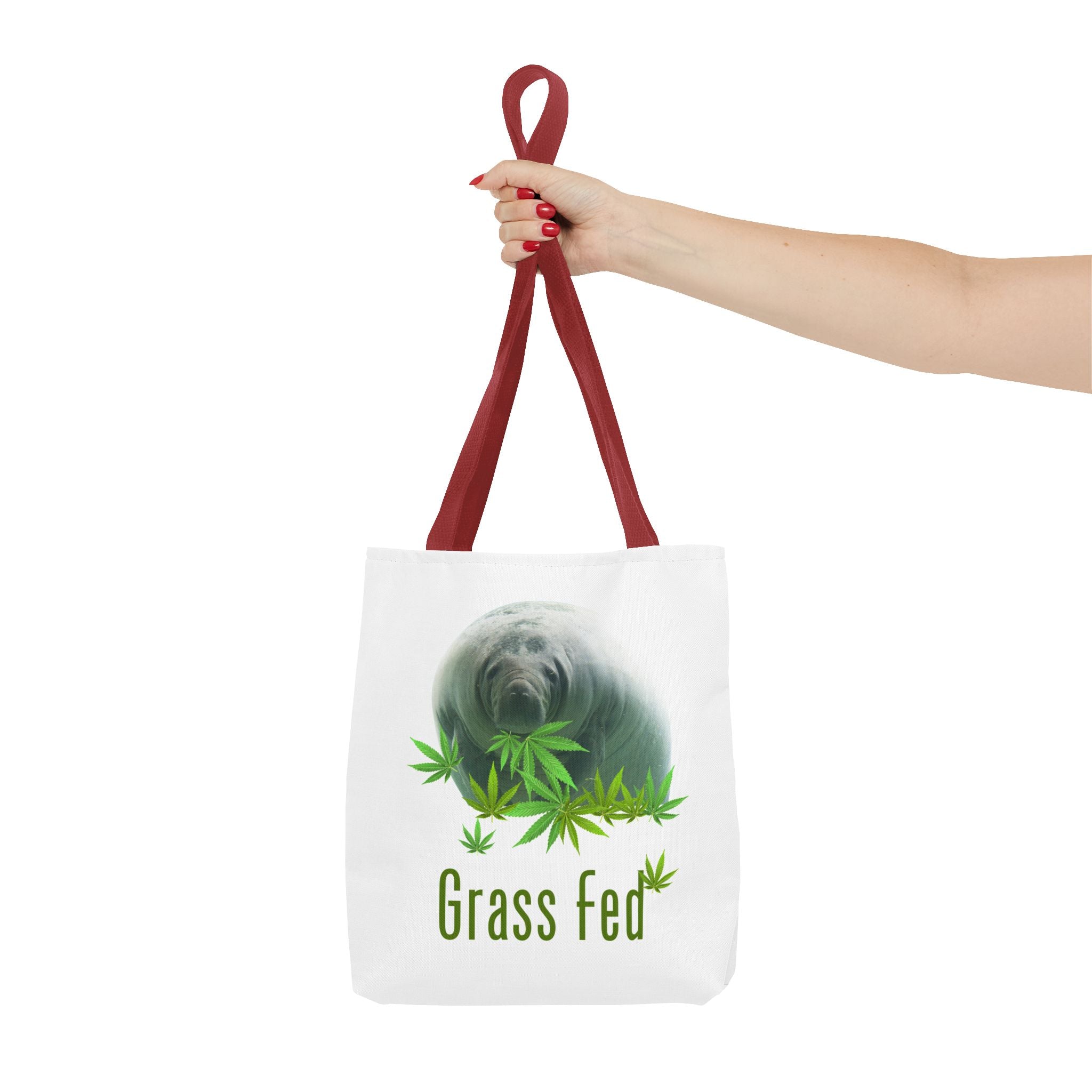 Grass Fed Tote Bag - Eco-Friendly, Animal Lovers Gift, Shopping, Beach, Reusable Bag