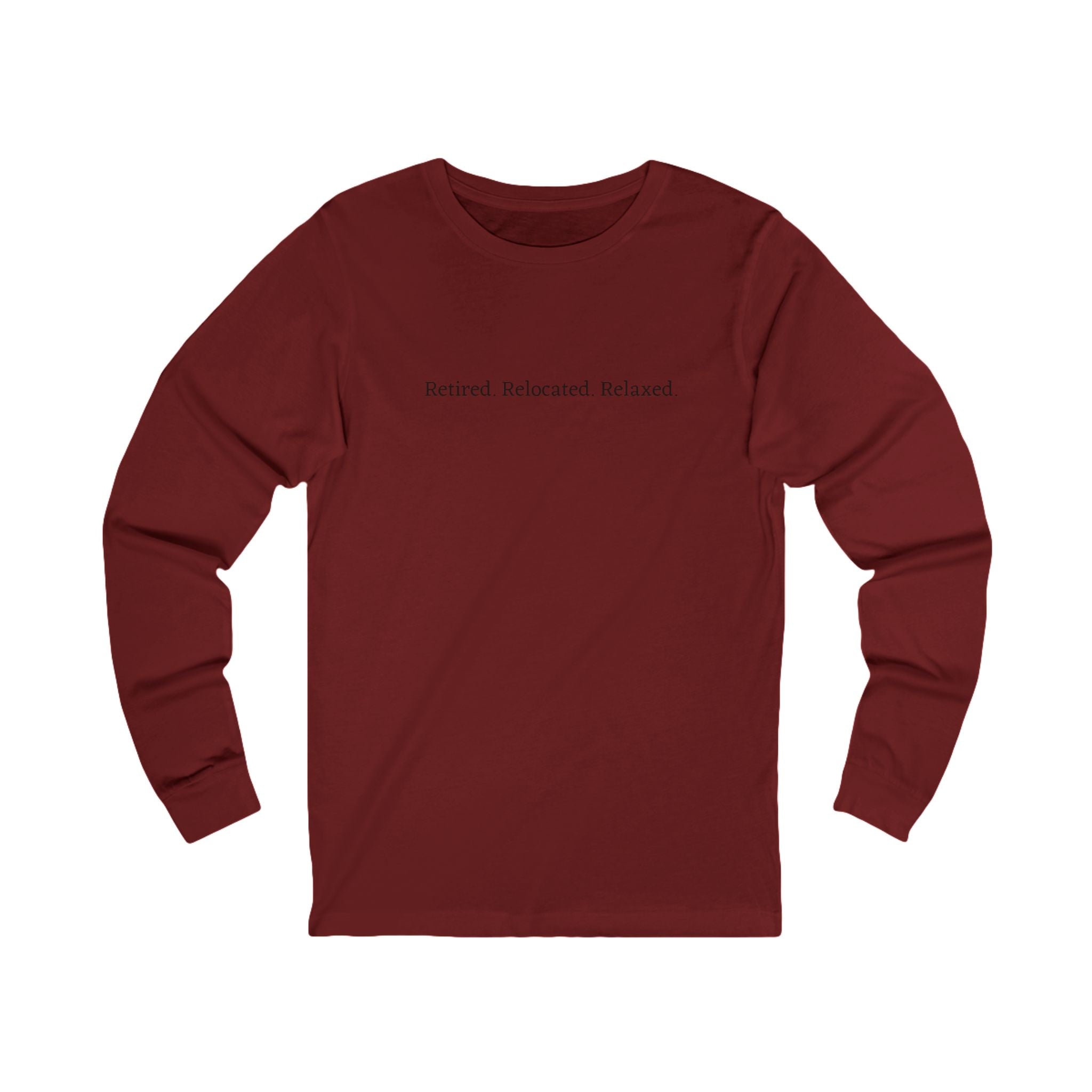 Retirement Adventure Unisex Long Sleeve Tee | RV Lovers Gift, Nature Lover Shirt, Relaxed Lifestyle Apparel, Retirement Celebration