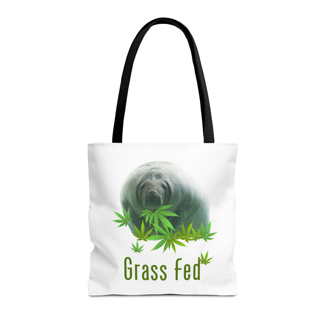 Grass Fed Tote Bag - Eco-Friendly, Animal Lovers Gift, Shopping, Beach, Reusable Bag