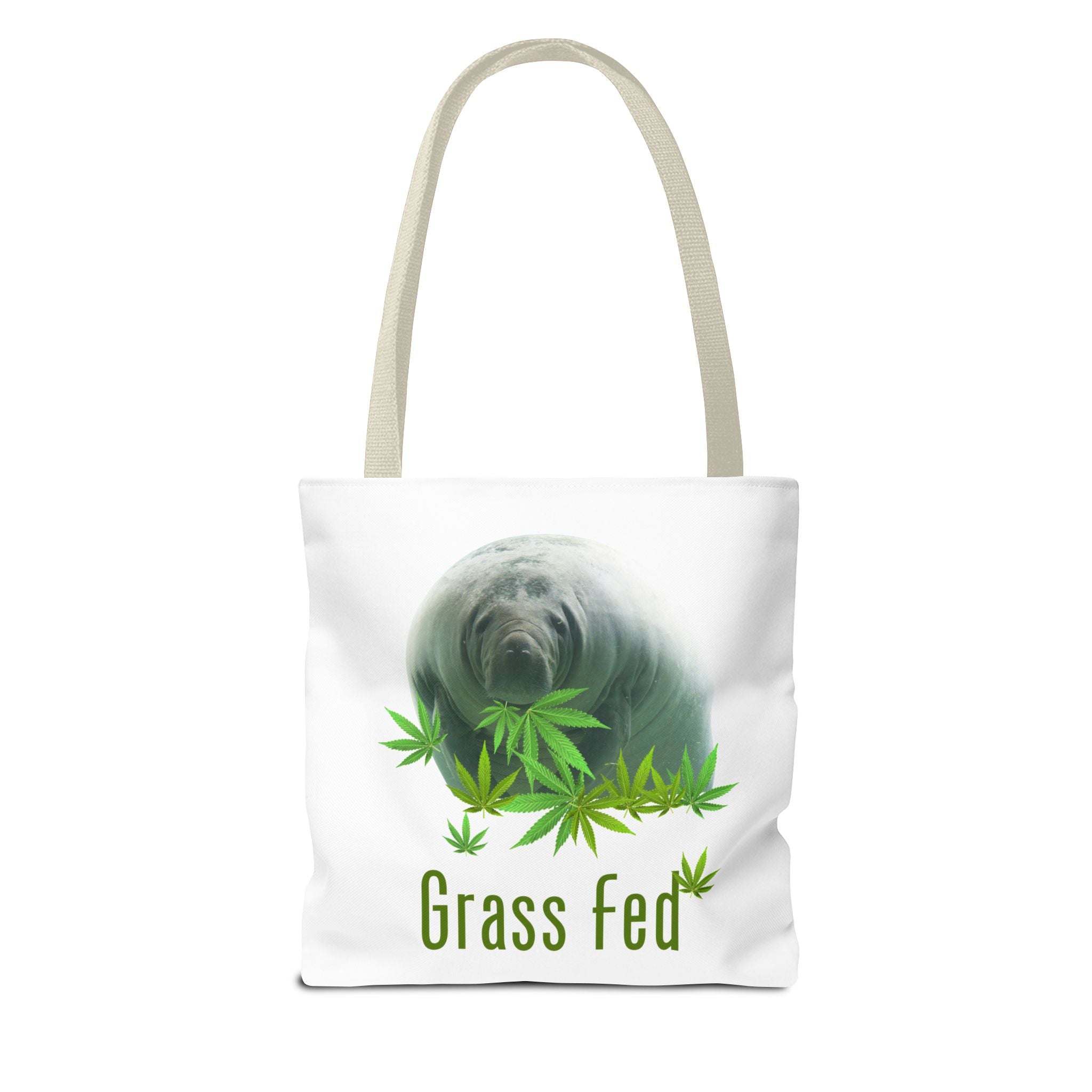 Grass Fed Tote Bag - Eco-Friendly, Animal Lovers Gift, Shopping, Beach, Reusable Bag