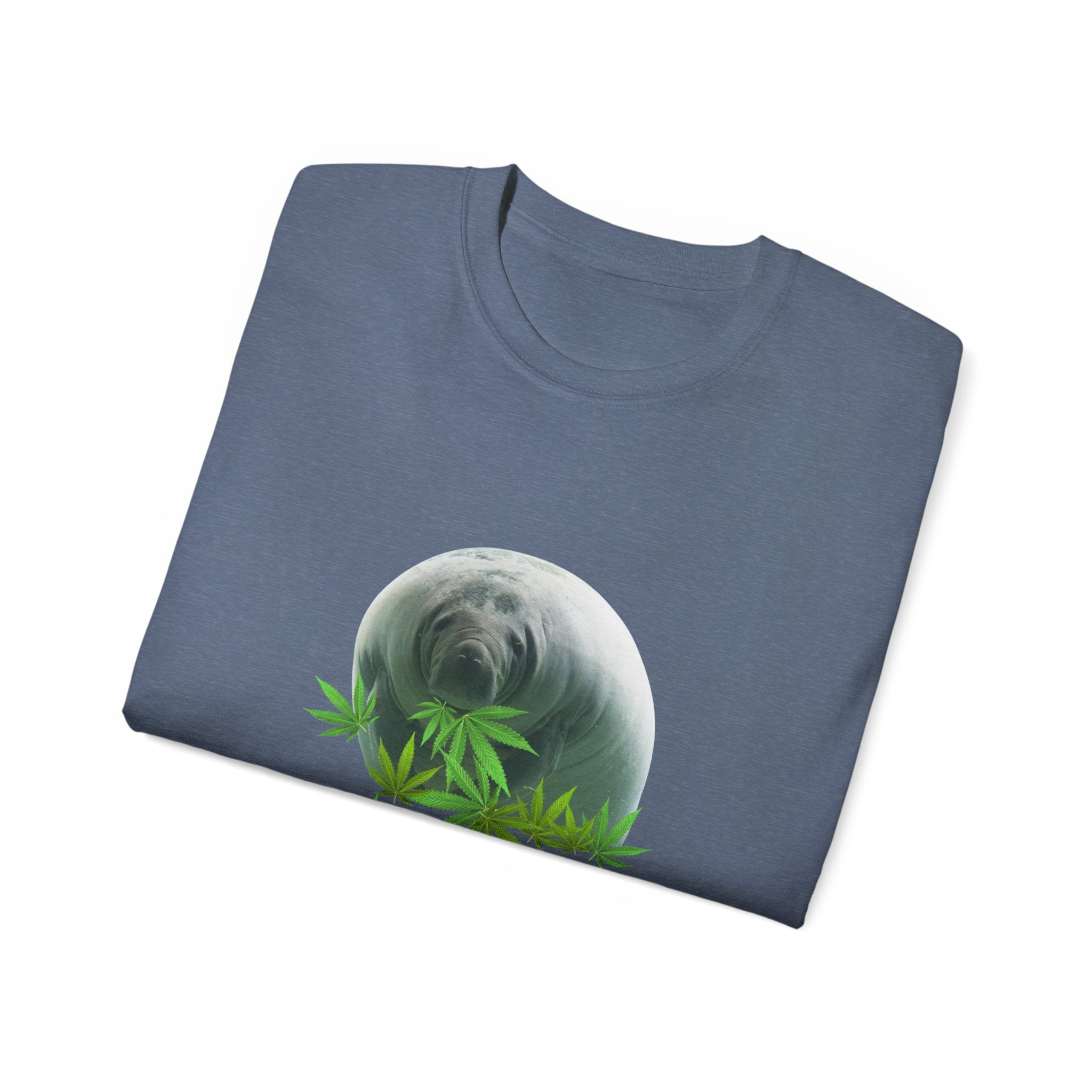 Grass Fed ManateeTee - Unisex Ultra Cotton T-Shirt, Funny Animal Lover Gift, Cannabis Theme, Nature Lover Apparel, Eco-Friendly Clothing