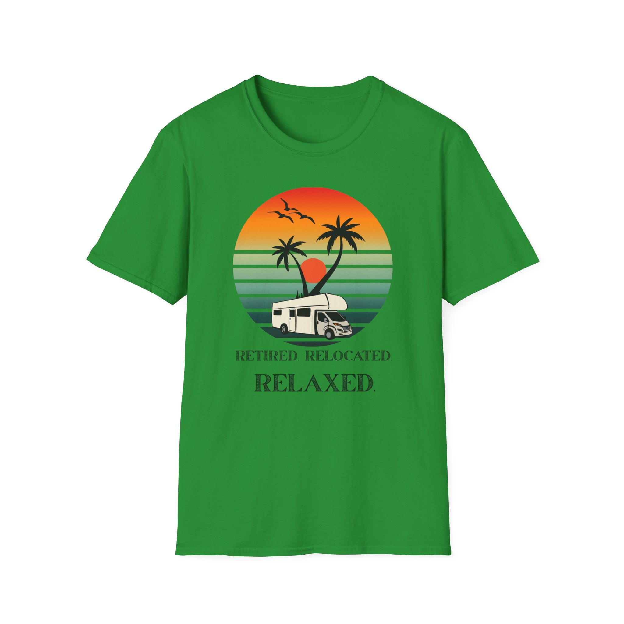 Retired Relaxed Unisex T-Shirt | Casual Summer Tee, Gift for Retirees, Beach Vibe Shirt, Vacation Wear, Comfortable Everyday Style
