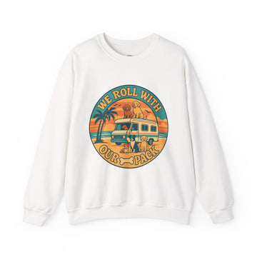 Adventure-Inspired Unisex Crewneck Sweatshirt, Dog Lover Gift, Vintage Travel Style, Cozy Layer, Perfect for Road Trips, Holidays, [...]