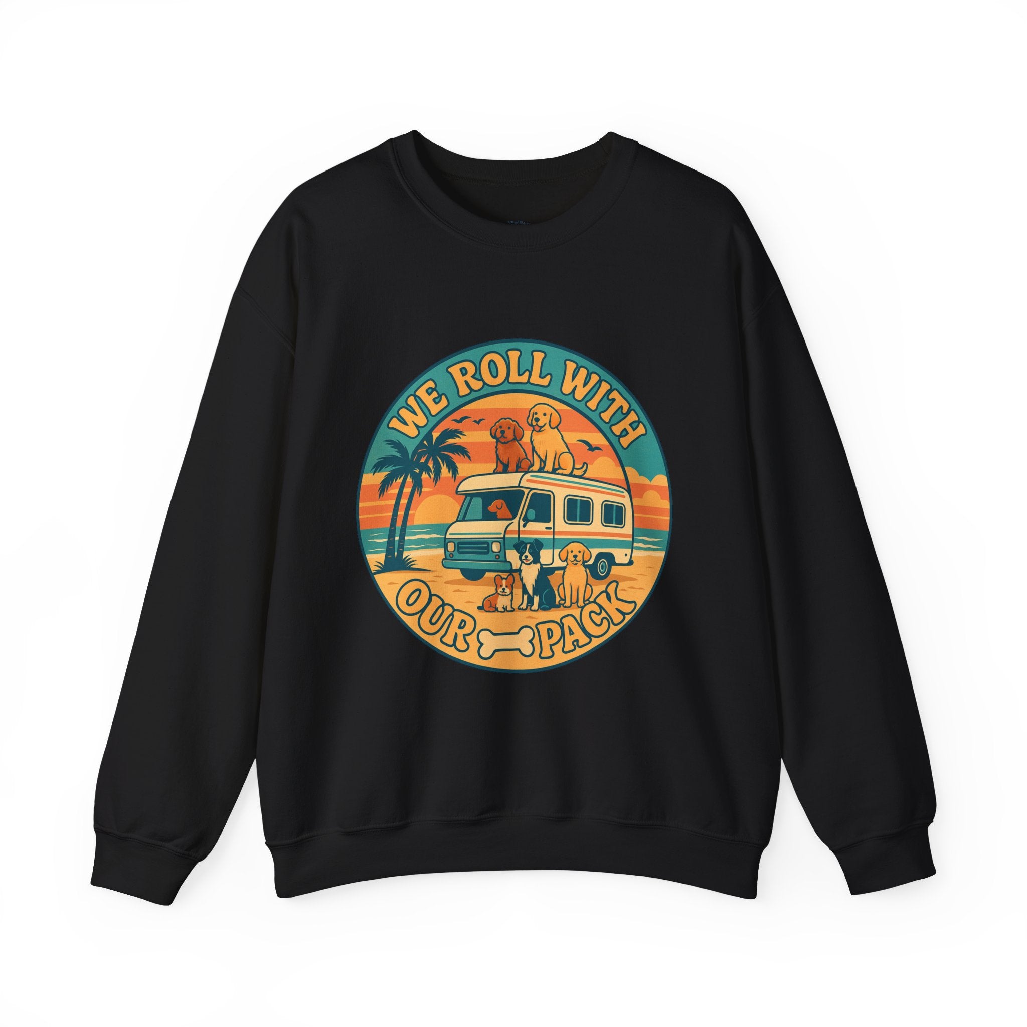 Adventure-Inspired Unisex Crewneck Sweatshirt, Dog Lover Gift, Vintage Travel Style, Cozy Layer, Perfect for Road Trips, Holidays, [...]
