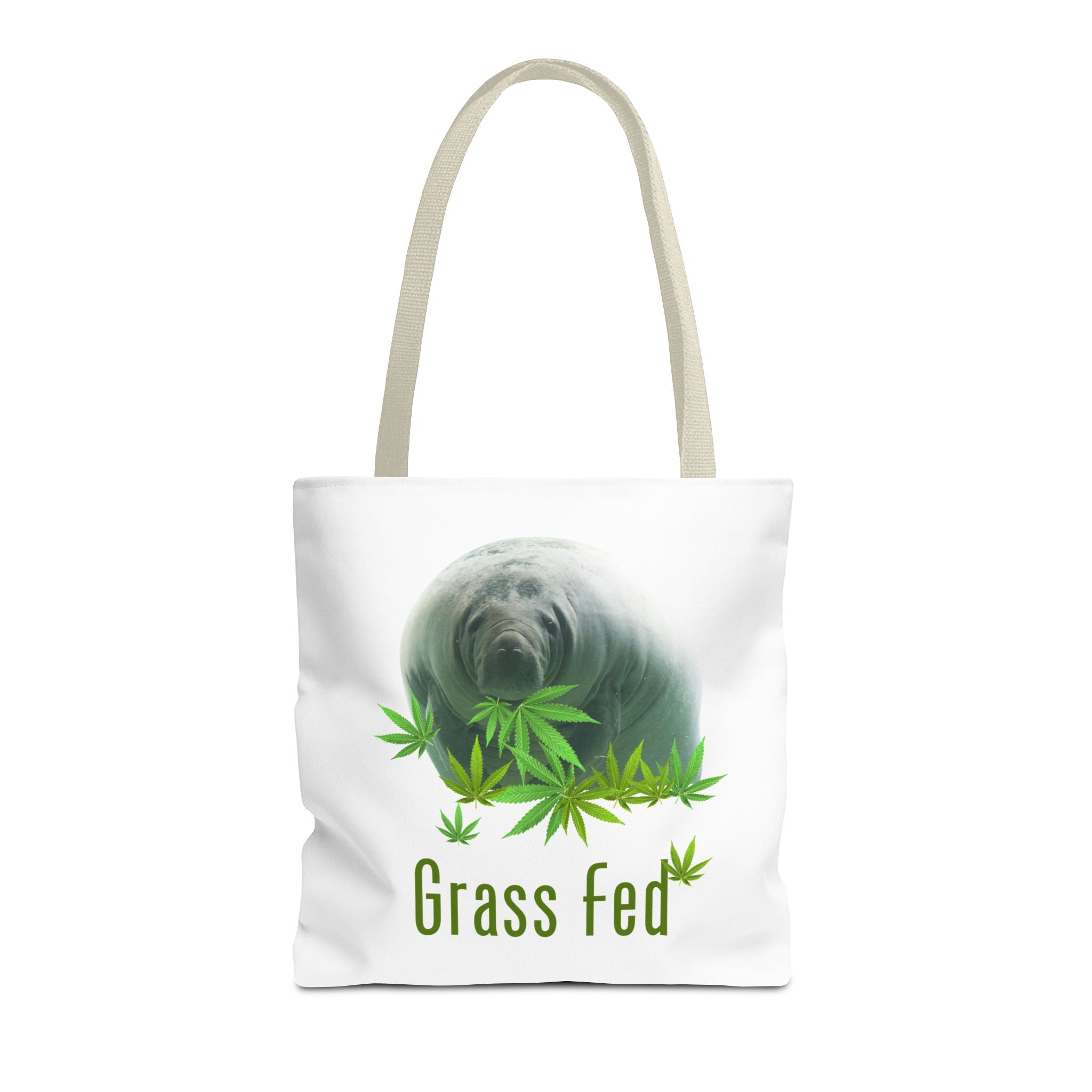 Grass Fed Tote Bag - Eco-Friendly, Animal Lovers Gift, Shopping, Beach, Reusable Bag