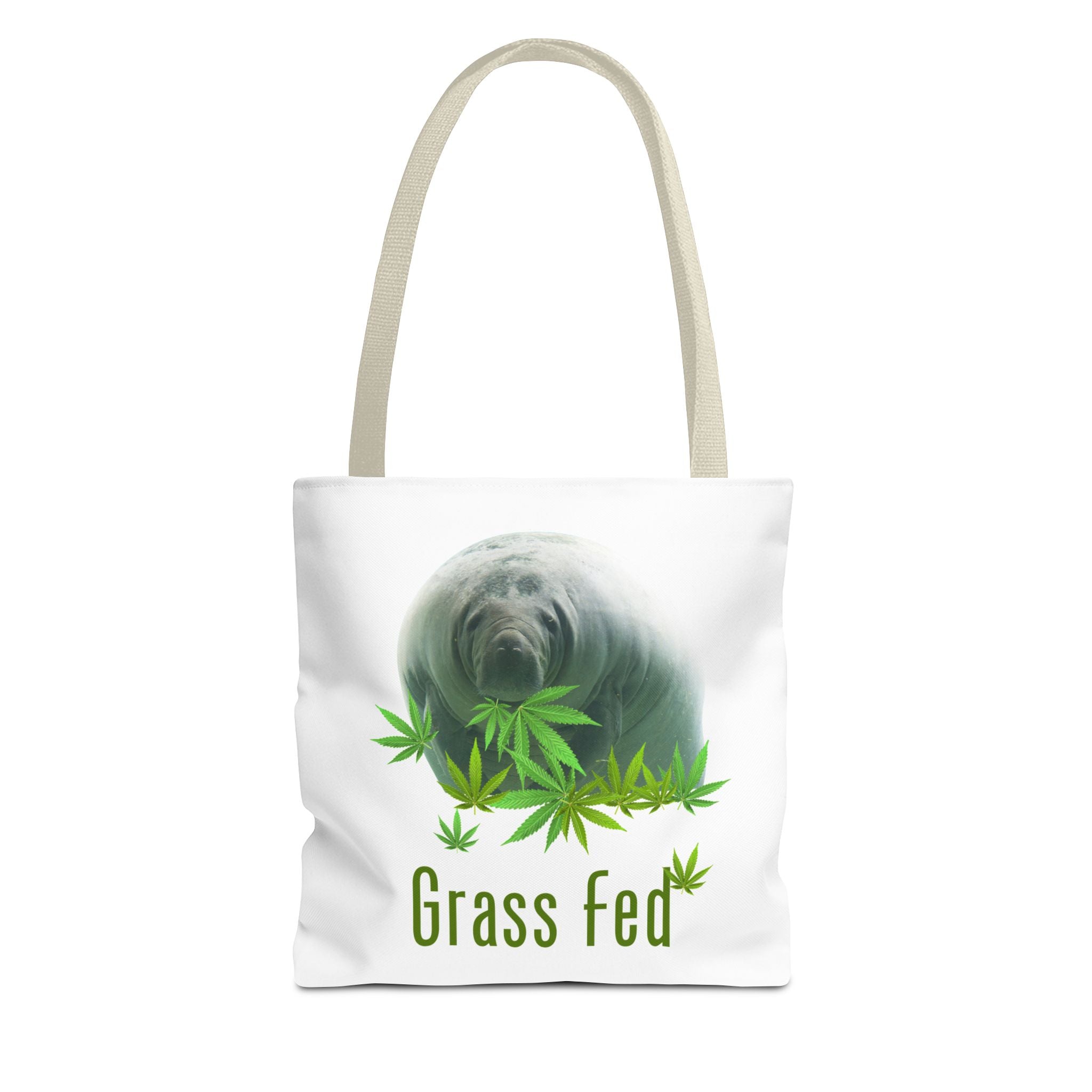 Grass Fed Tote Bag - Eco-Friendly, Animal Lovers Gift, Shopping, Beach, Reusable Bag