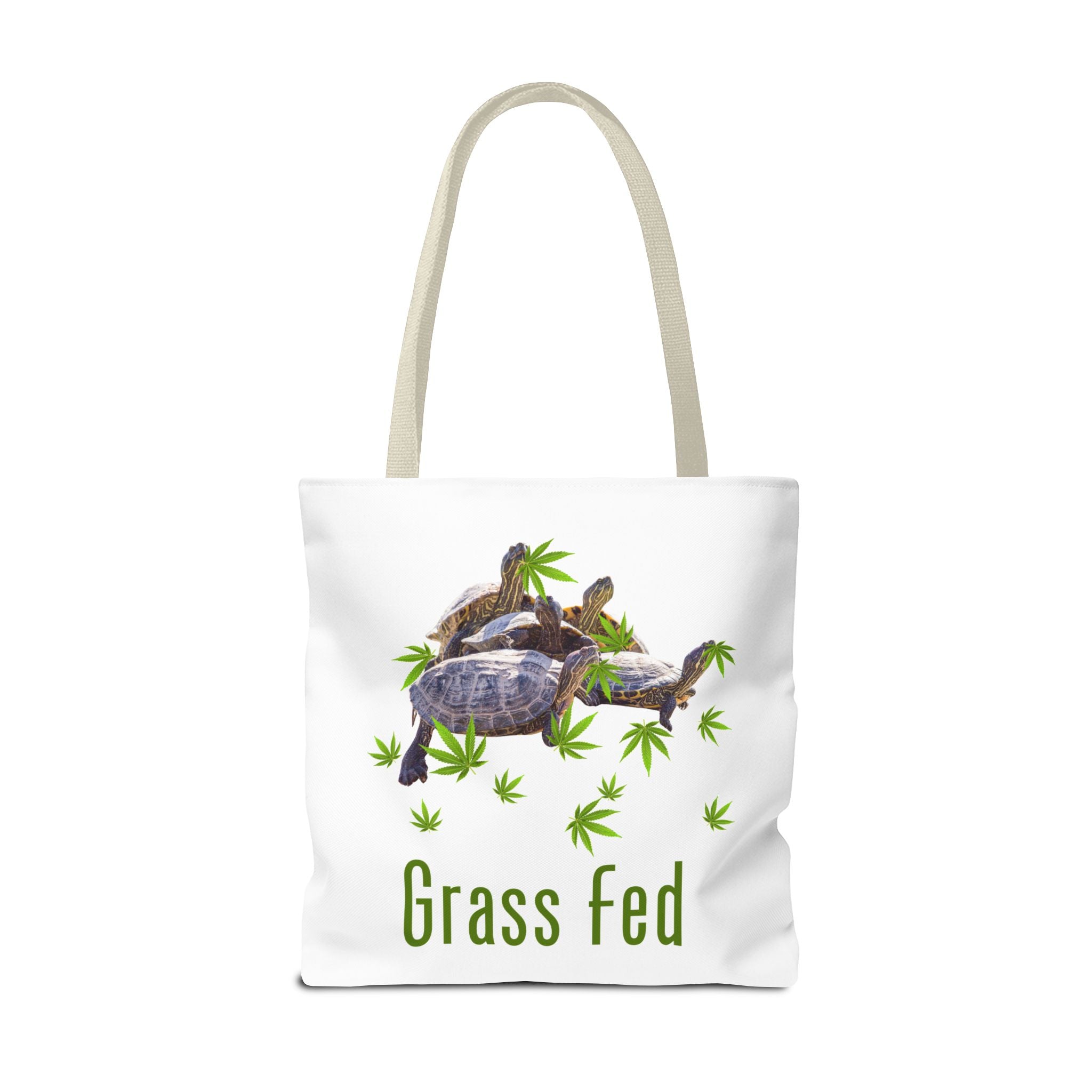 Eco-Friendly Turtle Tote Bag, Grass Fed Design, Reusable Shopping Bag, Animal Lover Gift, Beach Tote, Sustainable Fashion