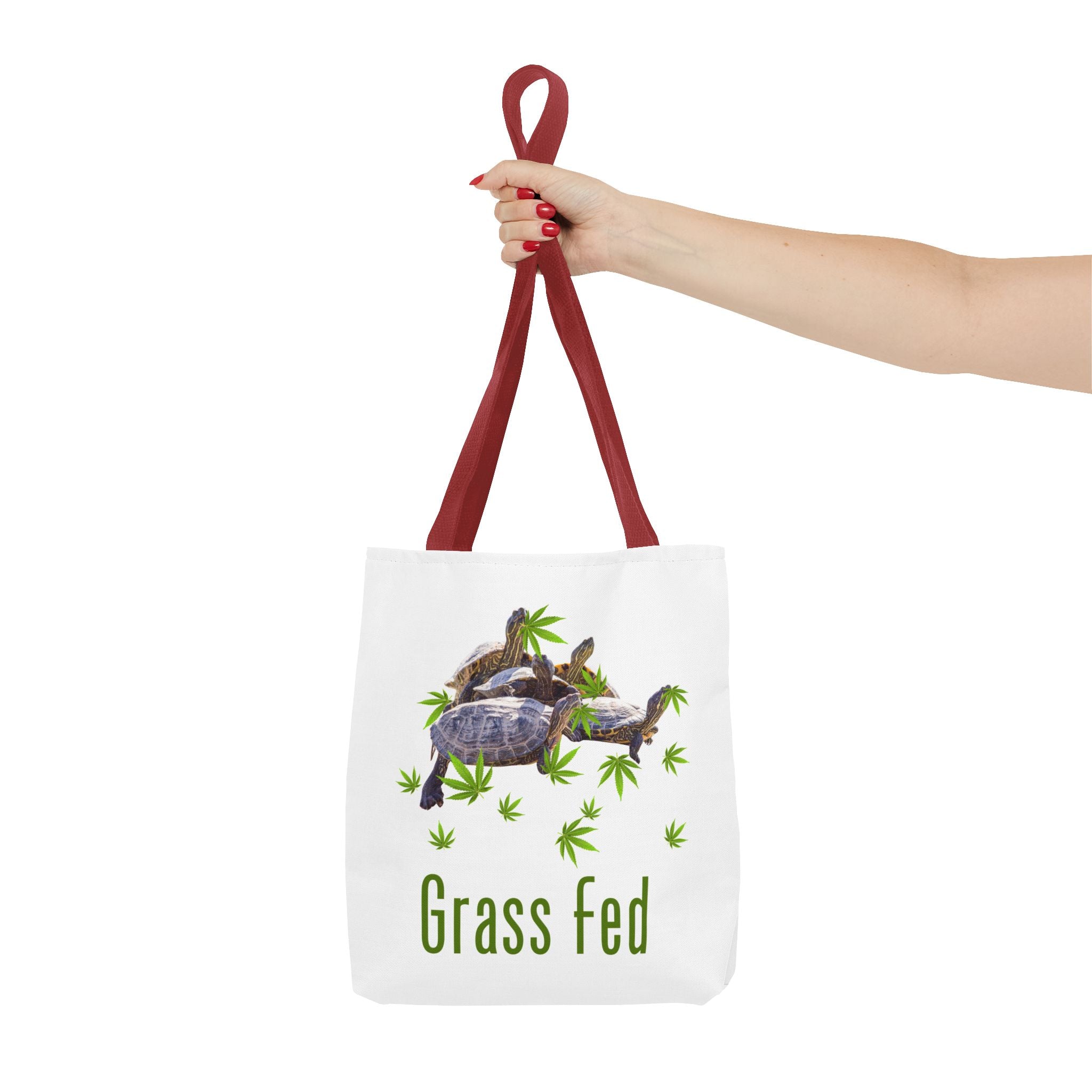 Eco-Friendly Turtle Tote Bag, Grass Fed Design, Reusable Shopping Bag, Animal Lover Gift, Beach Tote, Sustainable Fashion