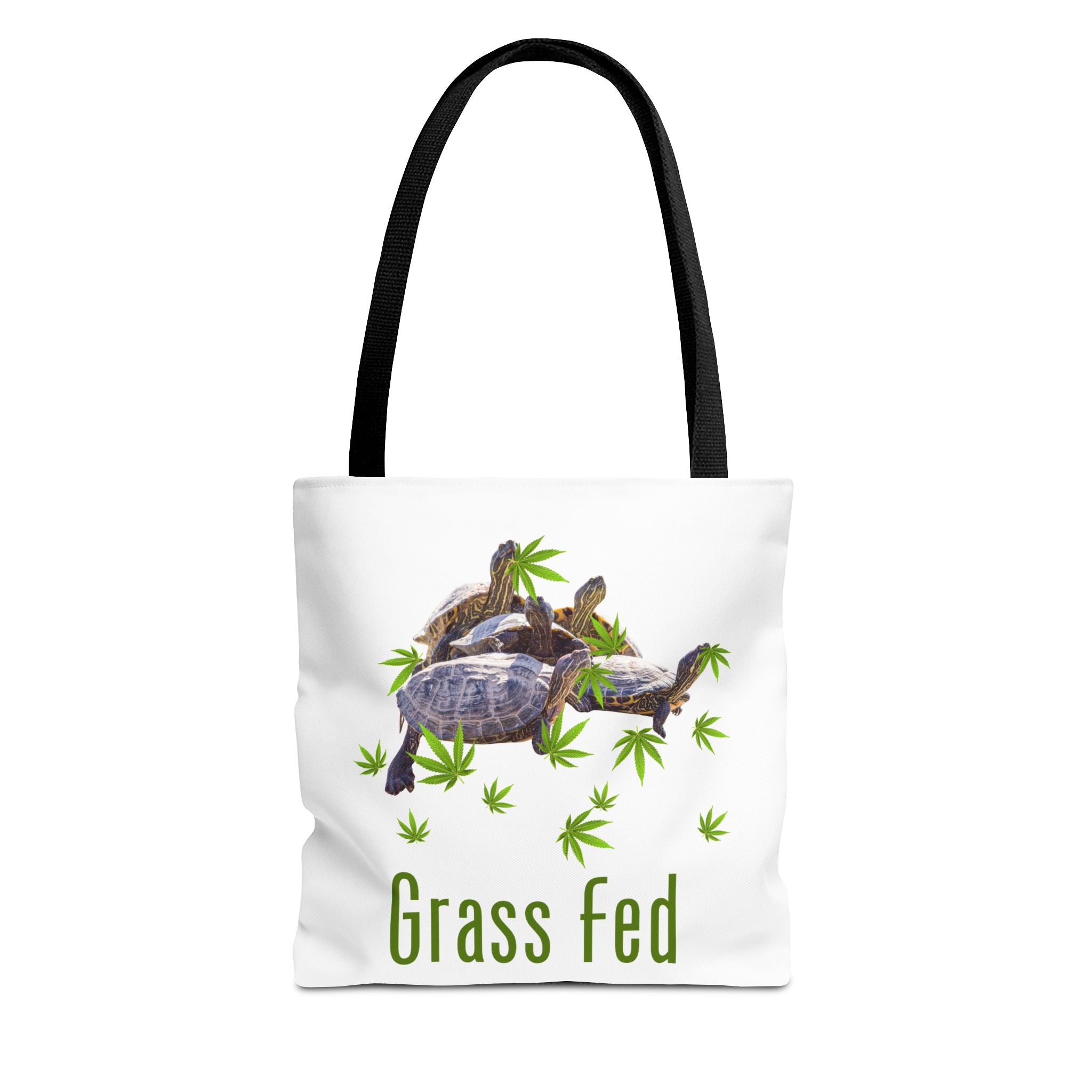 Eco-Friendly Turtle Tote Bag, Grass Fed Design, Reusable Shopping Bag, Animal Lover Gift, Beach Tote, Sustainable Fashion