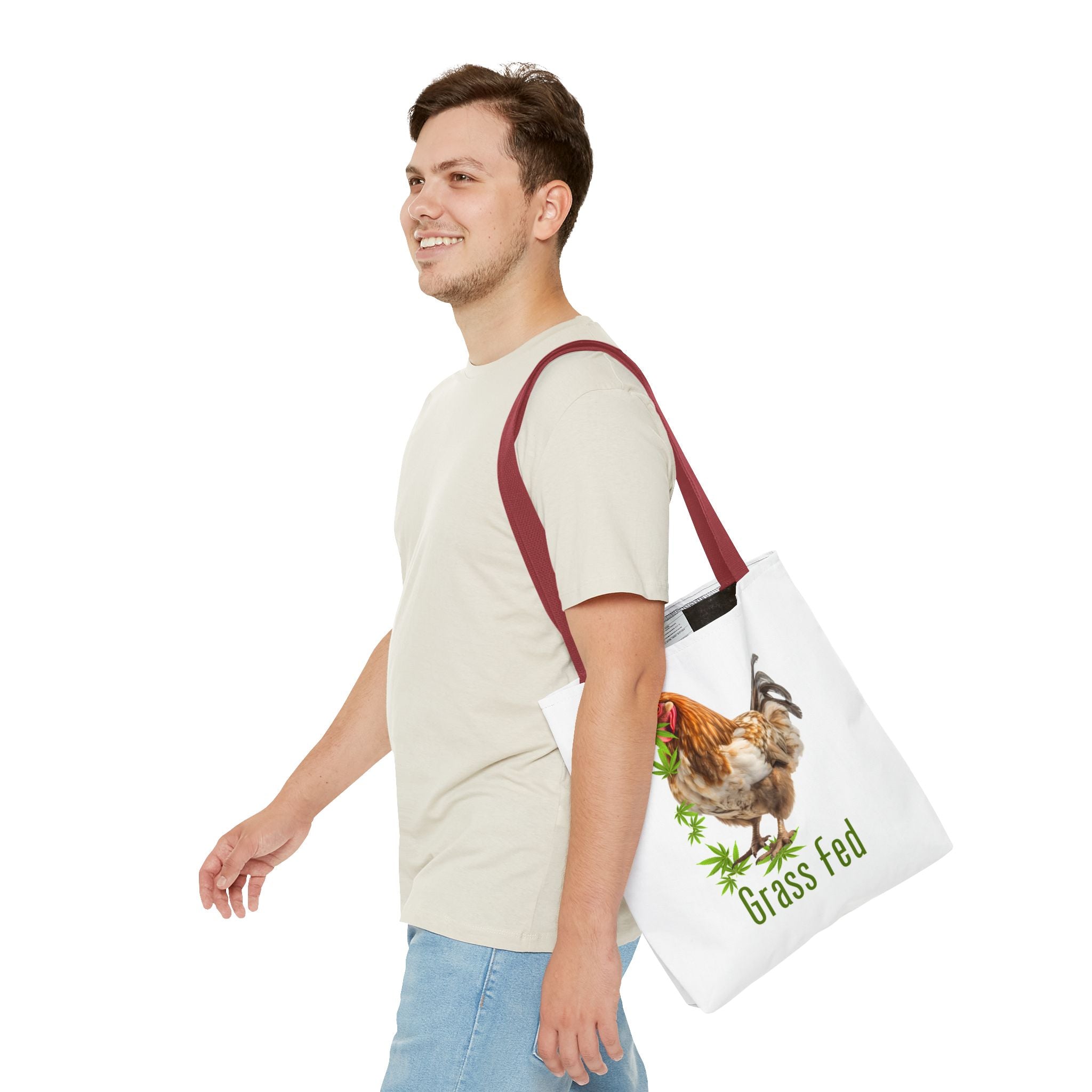Whimsical Chicken Tote Bag - Perfect for Farm Lovers, Eco-Friendly Shopping, Gift for Chicken Enthusiasts, Mother's Day, Picnic