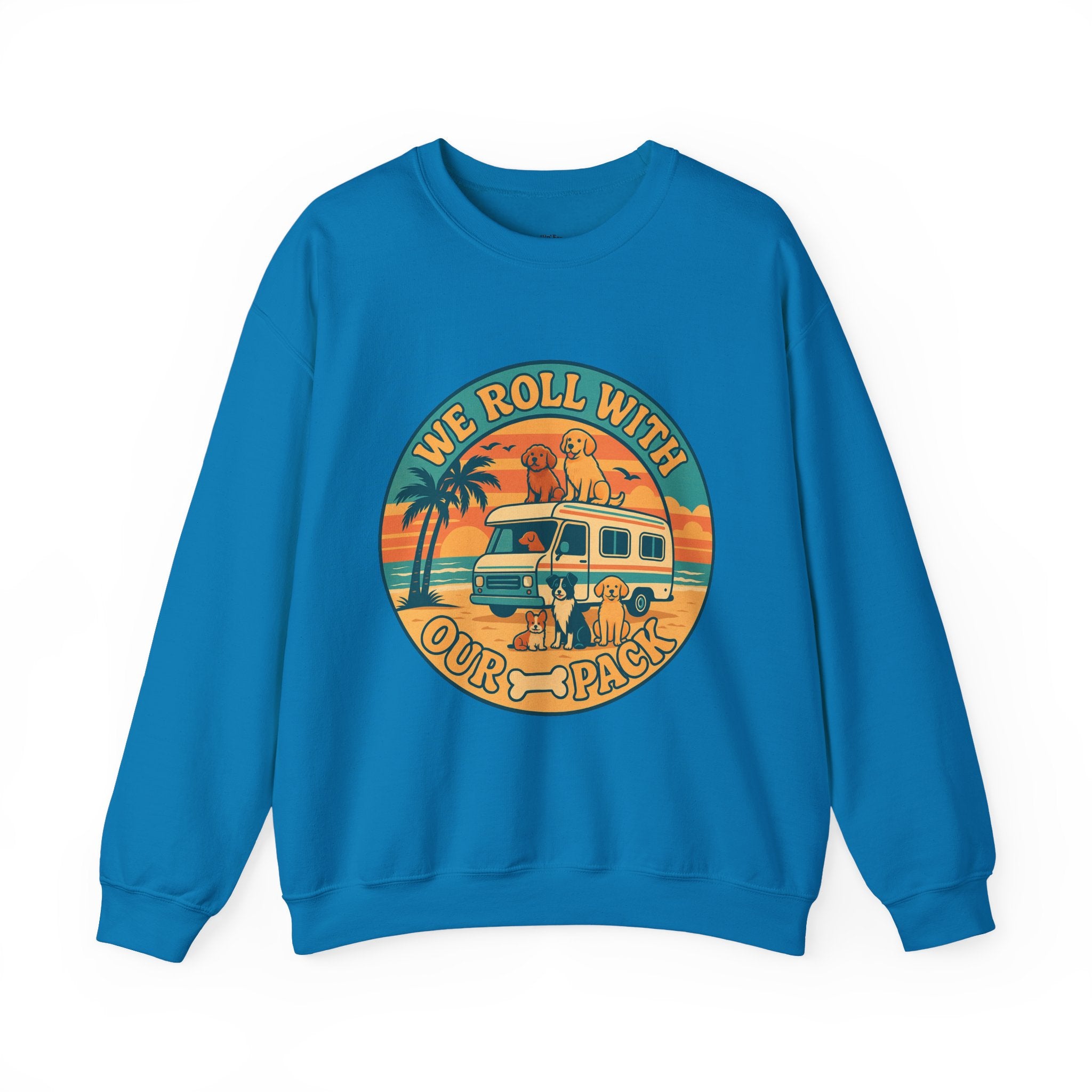 Adventure-Inspired Unisex Crewneck Sweatshirt, Dog Lover Gift, Vintage Travel Style, Cozy Layer, Perfect for Road Trips, Holidays, [...]