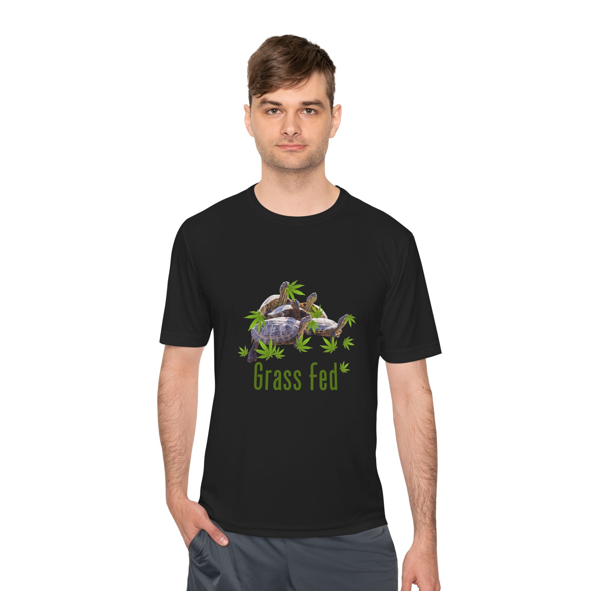 Turtle Grass Fed Unisex Moisture Wicking Tee - Eco-Friendly Apparel for Nature Lovers, Perfect for Outdoor Activities, Casual Wear, Gifts, [...]