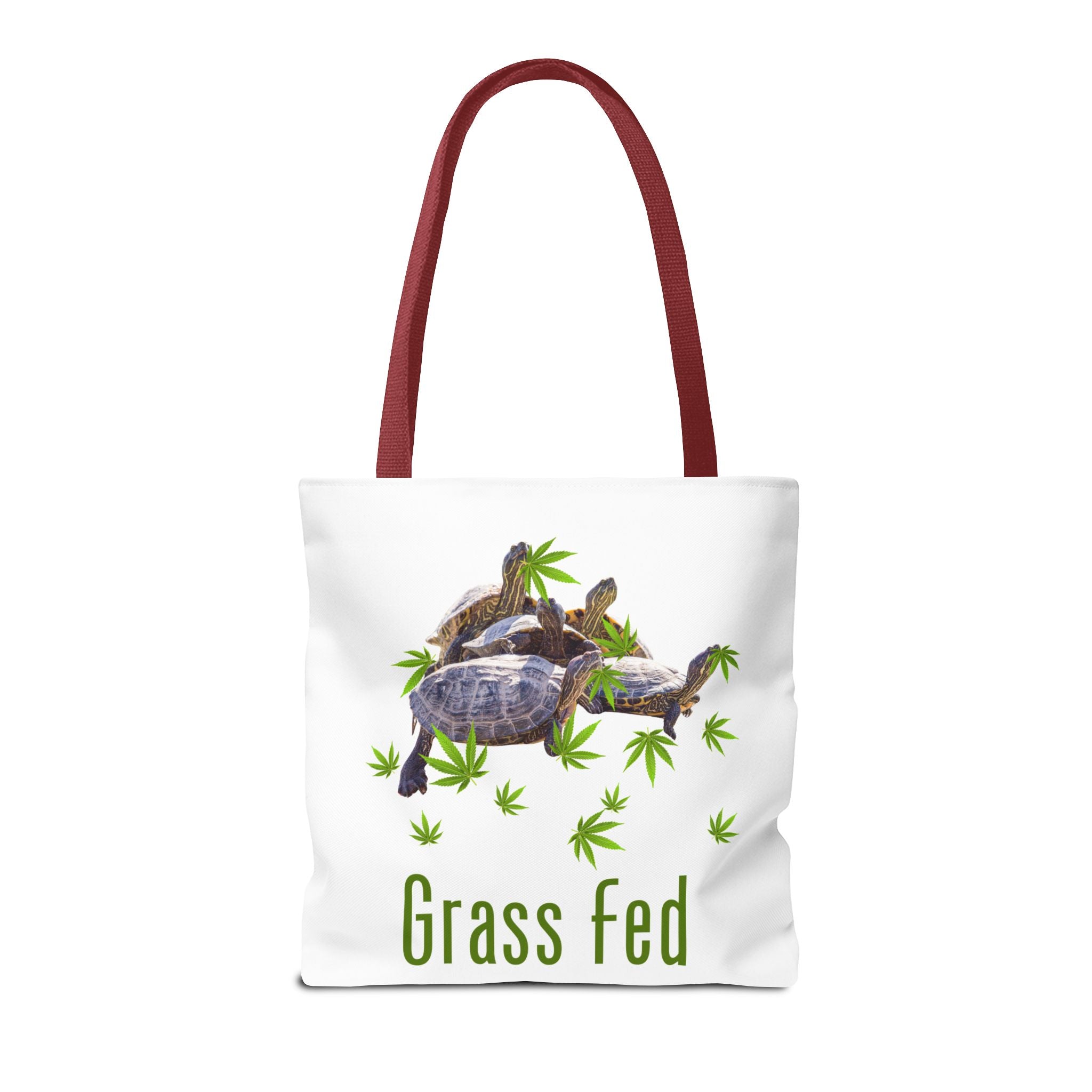 Eco-Friendly Turtle Tote Bag, Grass Fed Design, Reusable Shopping Bag, Animal Lover Gift, Beach Tote, Sustainable Fashion
