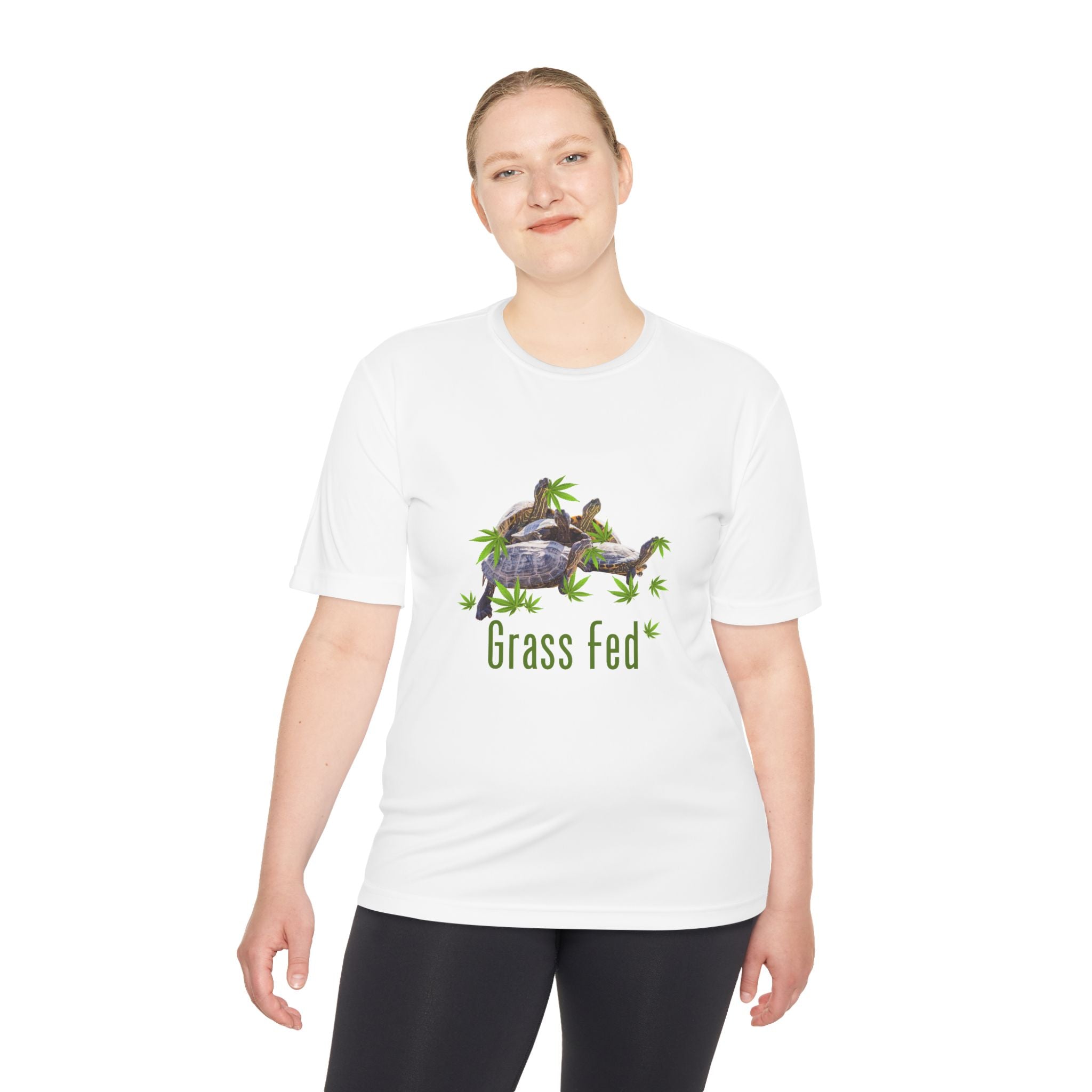 Turtle Grass Fed Unisex Moisture Wicking Tee - Eco-Friendly Apparel for Nature Lovers, Perfect for Outdoor Activities, Casual Wear, Gifts, [...]