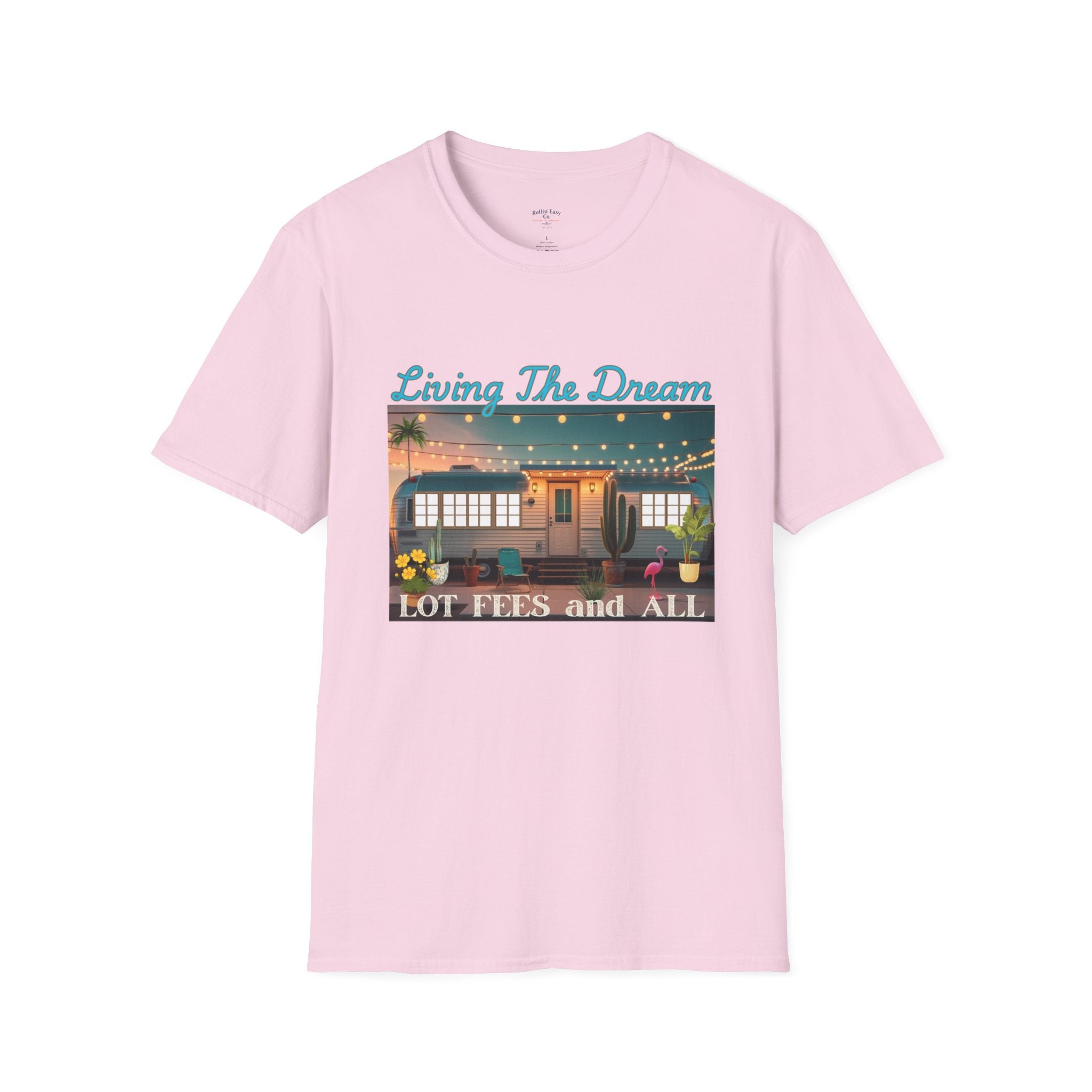 Living The Dream Unisex T-Shirt, Cute Camper Tee, Boho Style Shirt, Travel Lover Gift, Adventure Apparel