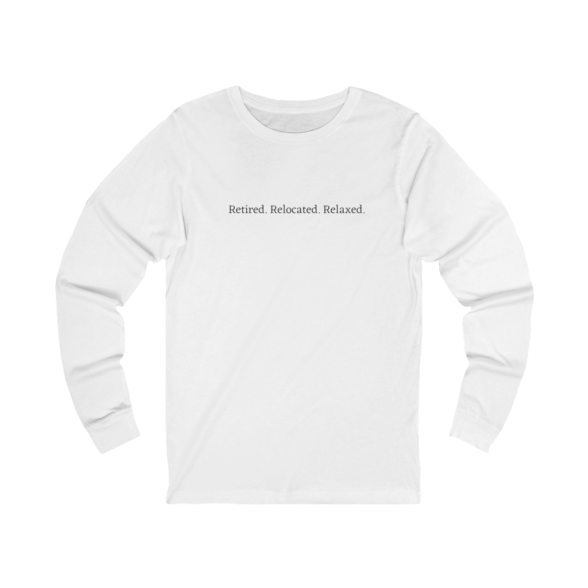 Retirement Adventure Unisex Long Sleeve Tee | RV Lovers Gift, Nature Lover Shirt, Relaxed Lifestyle Apparel, Retirement Celebration