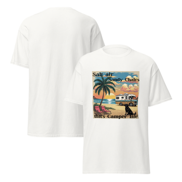 Salt Air and Sandy Chairs – Coastal Camper Tee