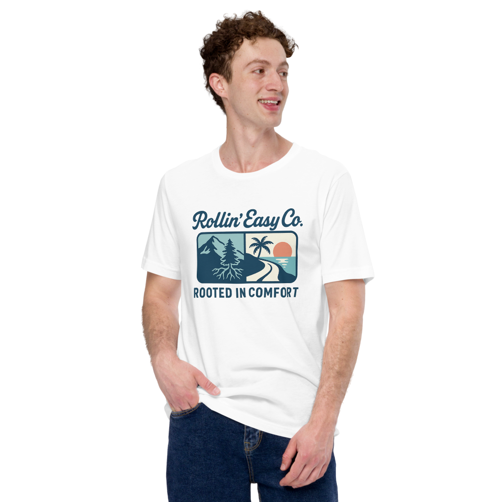 Rollin’ Easy Co. – Rooted in Comfort Tee