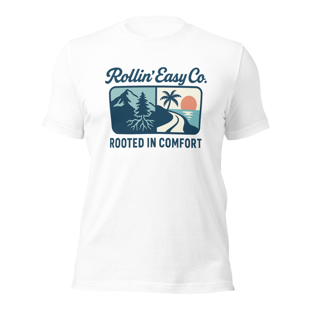 Rollin’ Easy Co. – Rooted in Comfort Tee