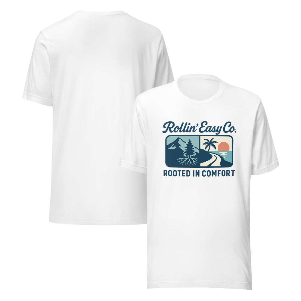 Rollin’ Easy Co. – Rooted in Comfort Tee