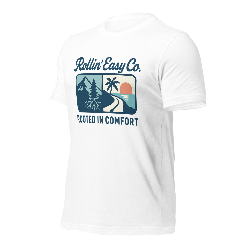 Rollin’ Easy Co. – Rooted in Comfort Tee