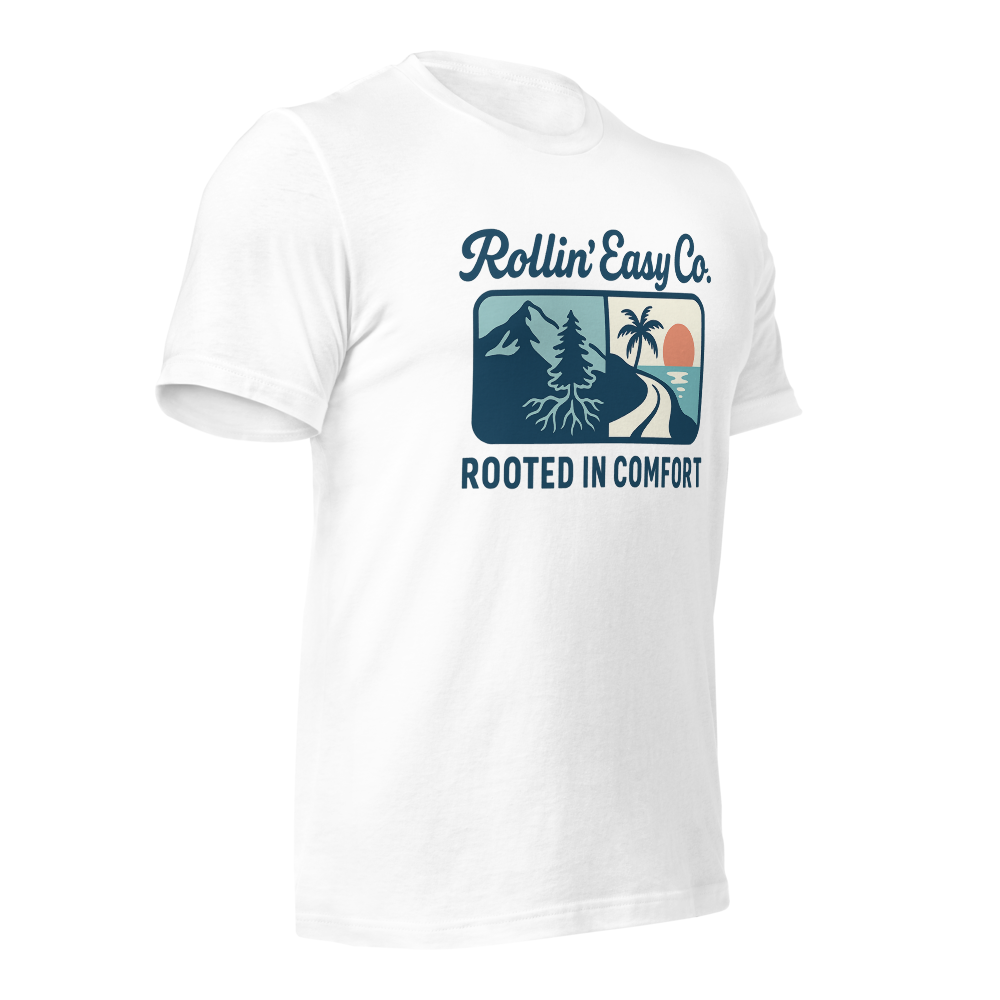 Rollin’ Easy Co. – Rooted in Comfort Tee